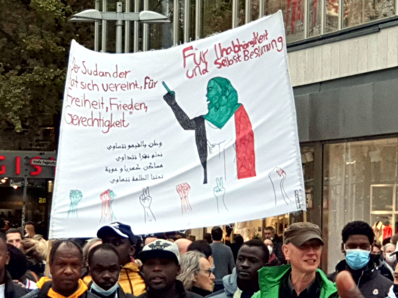 Demo gegen den Putsch in Sudan