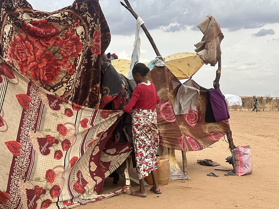 Sudan-Darfur-Vertriebenenlager-Bild